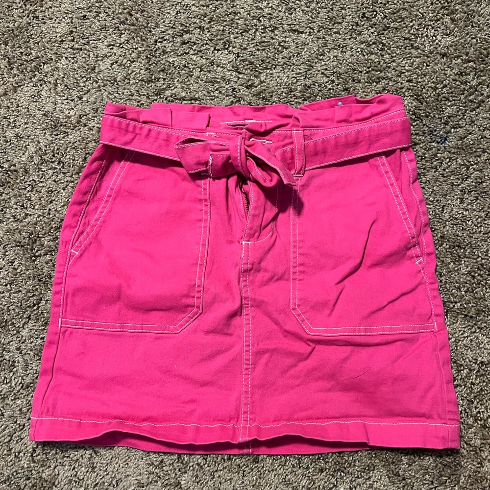 Pink skirt
